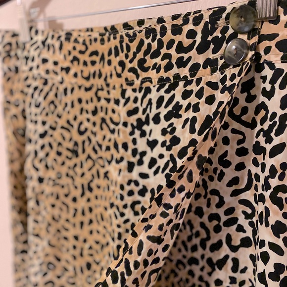 Faithful the Brand Valois Leopard Print Midi Skirt Size 8 - Picture 5 of 10